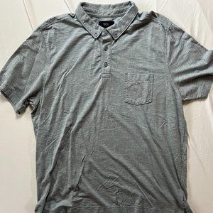 1901 Men's Gray Polo Size XL